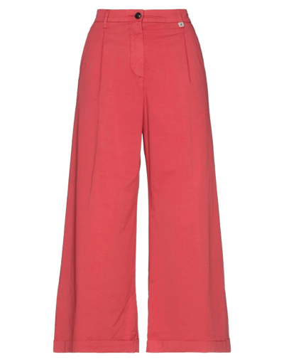 Shop Myths Pants In Red