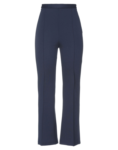 Shop Ottod'ame Pants In Dark Blue