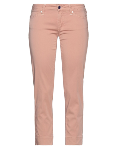Shop Jacob Cohёn Woman Pants Pastel Pink Size 31 Cotton, Elastane