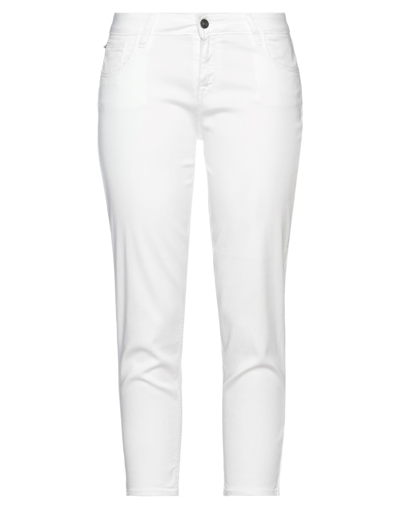 Shop Cycle Woman Pants White Size 32 Lyocell, Cotton, Elastane