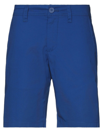 Shop Armani Exchange Man Shorts & Bermuda Shorts Blue Size 29 Cotton, Elastane