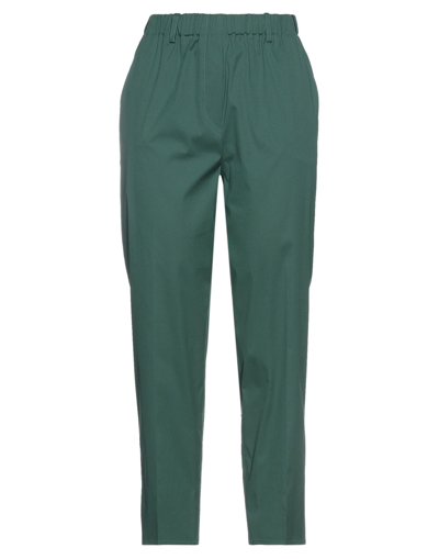Shop Antonelli Pants In Emerald Green