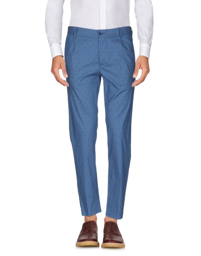 Shop Grey Daniele Alessandrini Pants In Blue