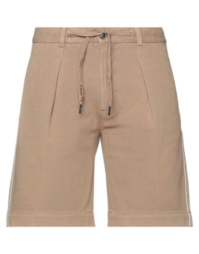 Shop Circolo 1901 Shorts & Bermuda Shorts In Light Brown
