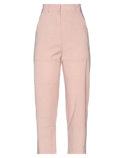 Shop Pinko Uniqueness Woman Pants Pink Size 4 Cotton, Elastane