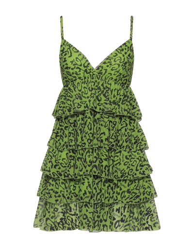 Shop Aniye By Woman Mini Dress Acid Green Size 8 Polyester