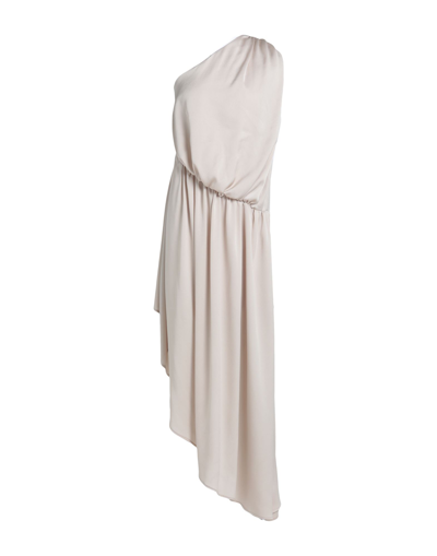 Shop Christian Pellizzari Woman Midi Dress Beige Size 8 Polyester