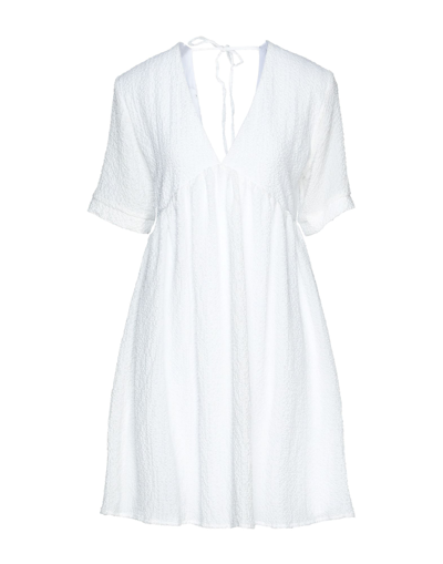 Shop Bolongaro Trevor Woman Mini Dress White Size S Polyester, Lycra