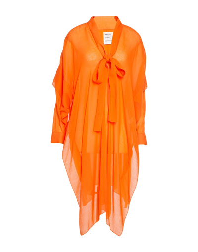 Shop Maison Rabih Kayrouz Short Dresses In Orange