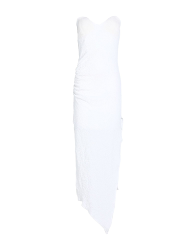 Shop Simona-a Midi Dresses In White