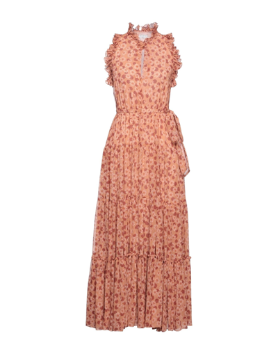 Sandro Long Dresses In Red