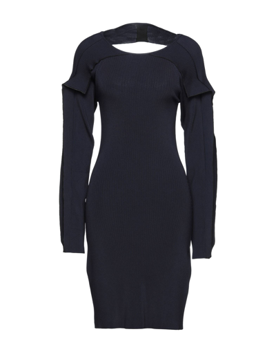 Shop Koché Woman Mini Dress Midnight Blue Size M Viscose, Polyamide, Elastane