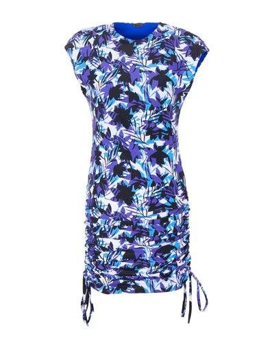 Shop 8 By Yoox Recycled Nylon Lace-up Dress Woman Mini Dress Purple Size L Recycled Polyamide, Elastane