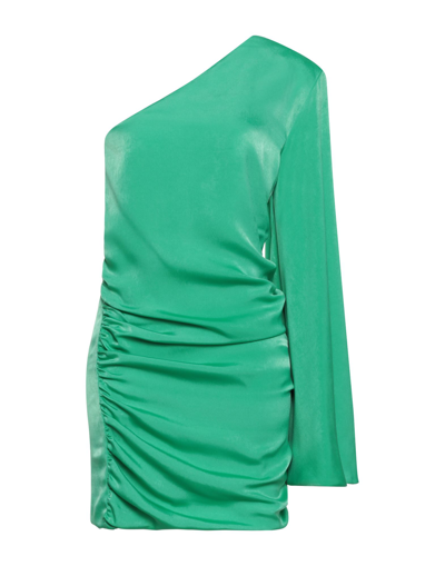 Shop Cinqrue Woman Mini Dress Light Green Size S Polyester