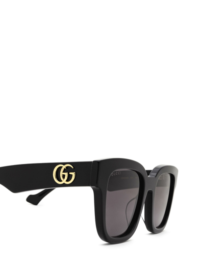 Shop Gucci Gg0998s Black Sunglasses