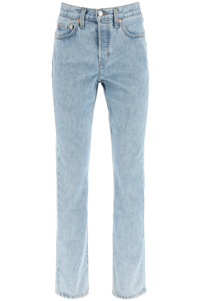 Shop Wardrobe.nyc Regular Fit Jeans In Blue (blue)