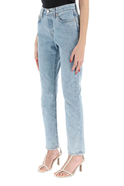 Shop Wardrobe.nyc Regular Fit Jeans In Blue (blue)