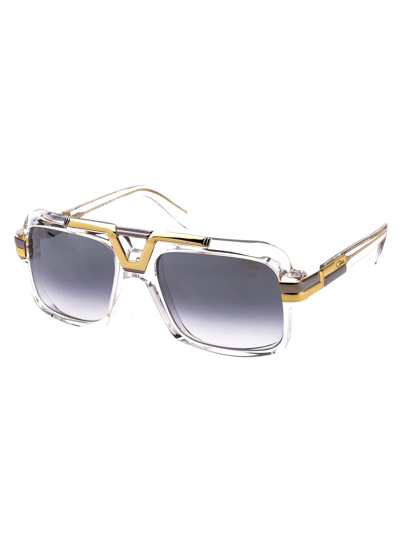 Shop Cazal Sunglasses In 003 Crystal