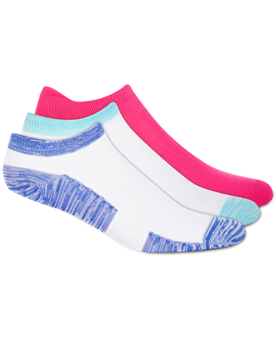 Shop Ideology Women's 3-pk. No-show Socks, Created For Macy's In Deep Cobalt
