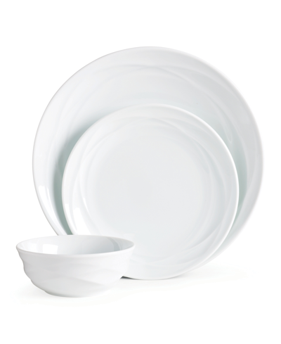 Shop Oneida Lunette 12 Piece Dinnerware Set, Service For 4 In White