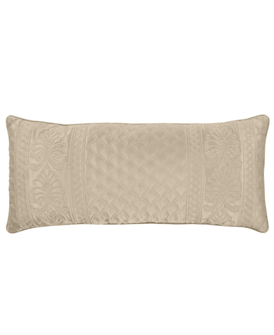 J Queen New York Lyndon Boudoir Decorative Pillow, 12" X 26" In Pearl