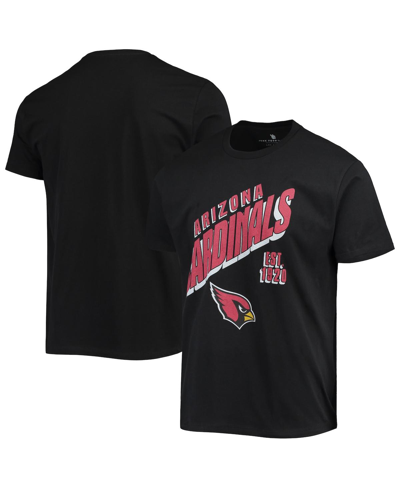 Shop Junk Food Men's Black Arizona Cardinals Slant T-shirt