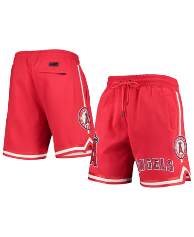 Shop Pro Standard Men's  Red Los Angeles Angels Team Shorts