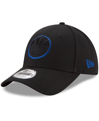 Shop New Era Men's  Black Golden State Warriors 9forty Adjustable Hat