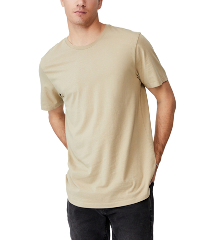 Shop Cotton On Men's Long Line T-shirt In Gravel Stone