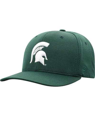 Shop Top Of The World Men's  Green Michigan State Spartans Reflex Logo Flex Hat