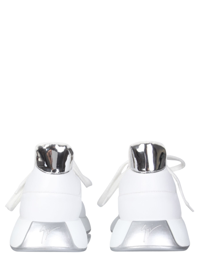 Shop Giuseppe Zanotti Ferox Sneakers In Bianco