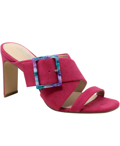 Shop Charles By Charles David Women's Gleam Sandals Women's Shoes In Magenta Microsuede