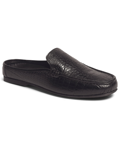 Shop Carlos By Carlos Santana Men's Cronos Mule Slip-on Shoes In Black