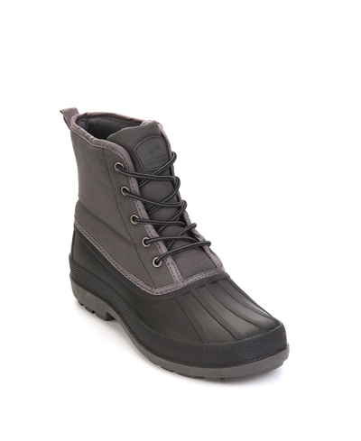 Shop Polar Armor Men's All-weather Canvas Duck-toe Boots In Gray