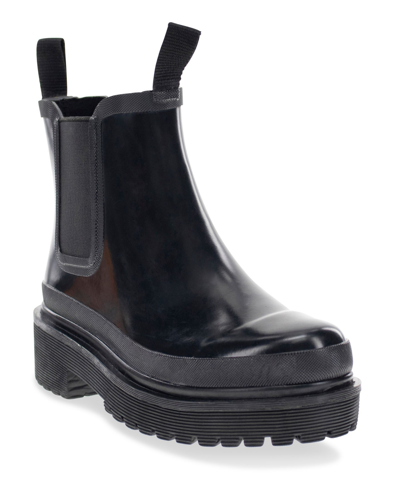 Shop Chooka Women's Damascus Chelsea Waterproof Rain Booties Women's Shoes In Black