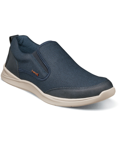 Nunn Bush Men's Conway 2.0 Knit Slip-on Loafers Men's Shoes In Navy ...