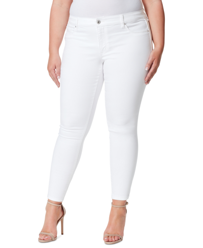 Shop Jessica Simpson Trendy Plus Size Kiss Me Super Skinny Jeans In White