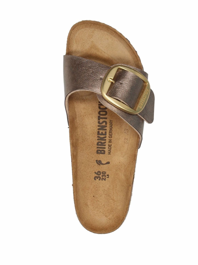 Shop Birkenstock Madrid Big-buckle Sandals In Neutrals