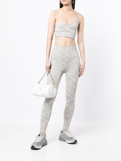 Shop Onefifteen X Beyond The Radar Stretch-fit Melange Leggings In Grey