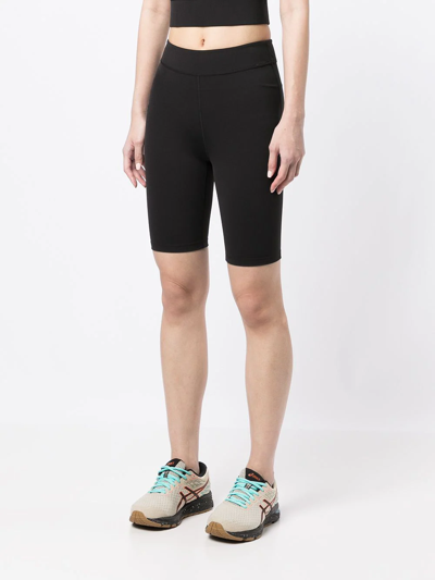 Shop Onefifteen X Beyond The Radar Stretch-fit Cycling Shorts In Black