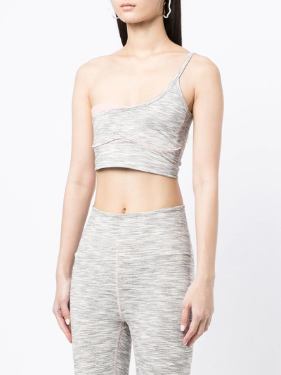 Shop Onefifteen X Beyond The Radar Stretch-fit Melange Leggings In Grey