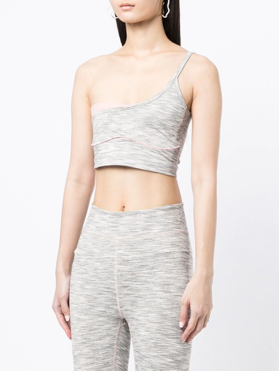 Onefifteen X Beyond The Radar Stretch-fit Melange Leggings In Grey