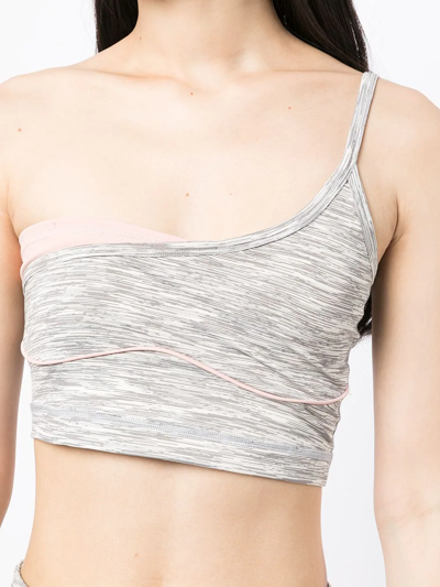 Onefifteen X Beyond The Radar Stretch-fit Melange Leggings In Grey