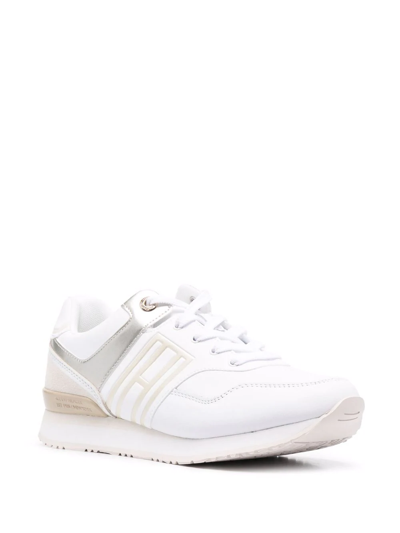 Shop Tommy Hilfiger City Runner Low-top Sneakers In White