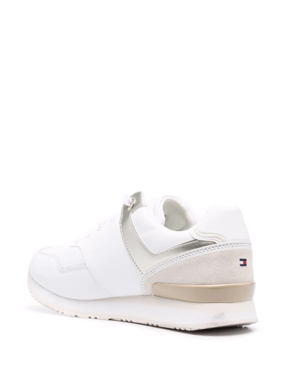 Shop Tommy Hilfiger City Runner Low-top Sneakers In White