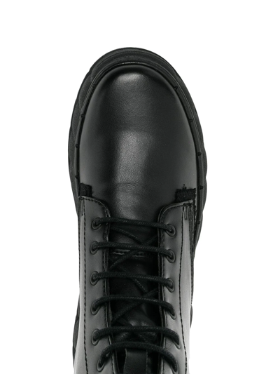 Shop Viron 1992 Lace-up Leather Boots In Black