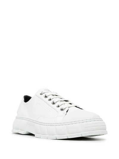 Shop Viron White Apple Low-top Sneakers