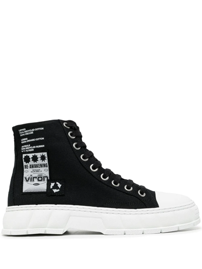 Shop Viron 1982 Lace-up Sneakers In Black