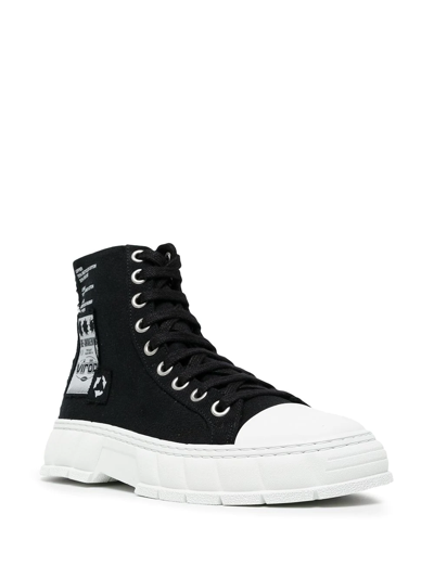 Shop Viron 1982 Lace-up Sneakers In Black