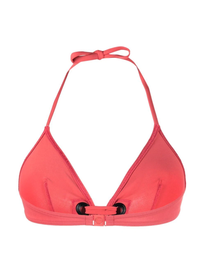 Shop Eres Beaute Halterneck Bikini Top In Pink